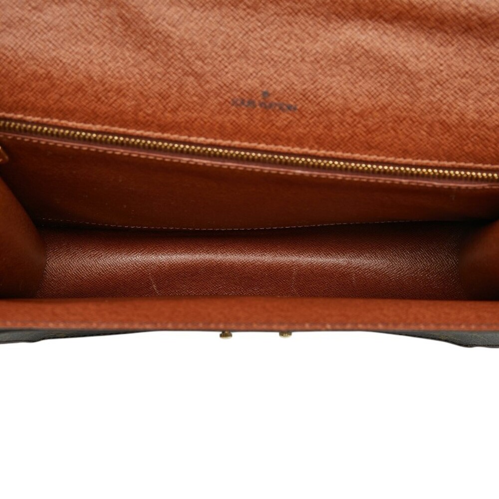 LOUIS VUITTON Brown Monogram Leather Shoulder Bag - Picture 6 of 11